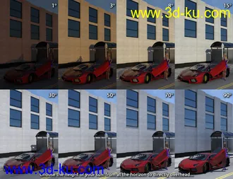 3D打印模型IBL Skies - Horse Tails的图片