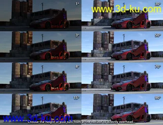 3D打印模型IBL Skies - Horse Tails的图片