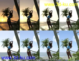 3D打印模型IBL Skies - Scattered Clouds的图片