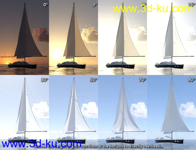 IBL Skies - Scattered Clouds模型的图片5