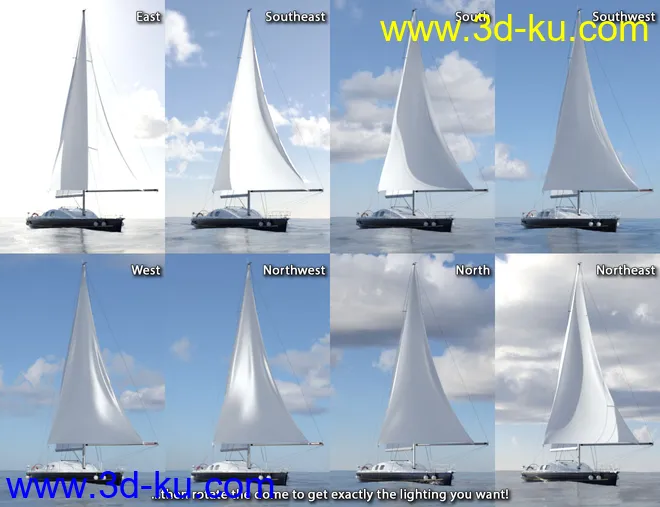 IBL Skies - Scattered Clouds模型的图片6