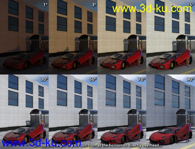 IBL Skies - Scattered Clouds模型的图片7