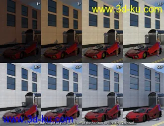 3D打印模型IBL Skies - Scattered Clouds的图片