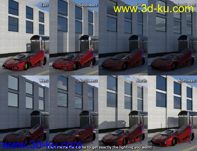 IBL Skies - Scattered Clouds模型的图片8