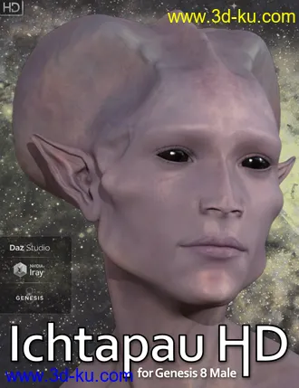 3D打印模型Ichtapau HD for Genesis 8 Male的图片
