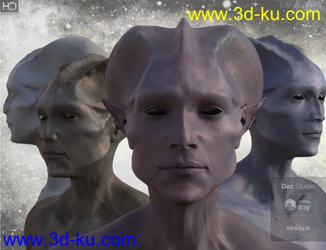 Ichtapau HD for Genesis 8 Male模型的图片4