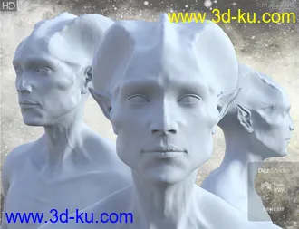 3D打印模型Ichtapau HD for Genesis 8 Male的图片