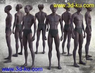 3D打印模型Ichtapau HD for Genesis 8 Male的图片