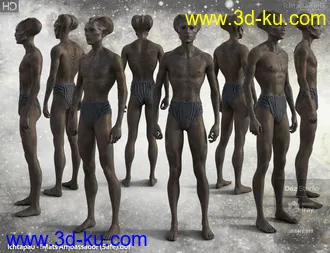 3D打印模型Ichtapau HD for Genesis 8 Male的图片