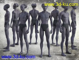 3D打印模型Ichtapau HD for Genesis 8 Male的图片