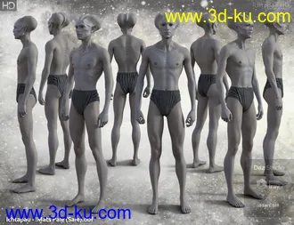 3D打印模型Ichtapau HD for Genesis 8 Male的图片