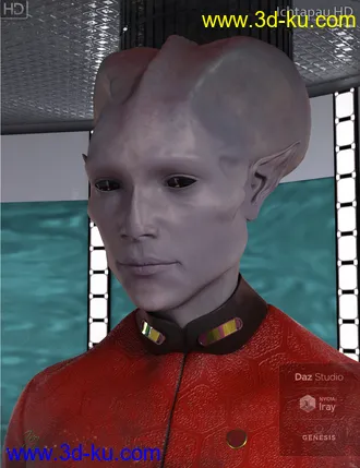 3D打印模型Ichtapau HD for Genesis 8 Male的图片