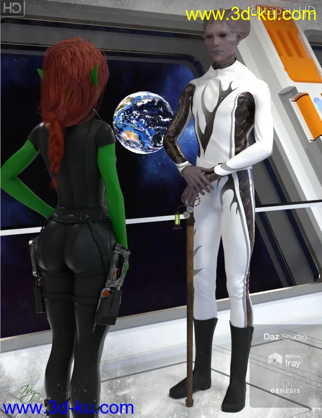 Ichtapau HD for Genesis 8 Male模型的图片11
