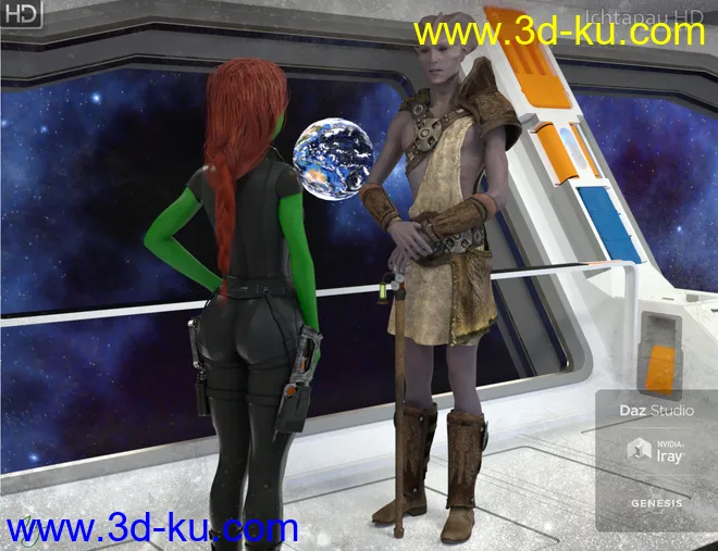 Ichtapau HD for Genesis 8 Male模型的图片13