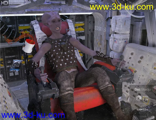 Ichtapau HD for Genesis 8 Male模型的图片14