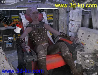 3D打印模型Ichtapau HD for Genesis 8 Male的图片