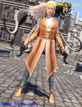 3D打印模型Ida Outfit for Genesis 3 Female(s)的图片