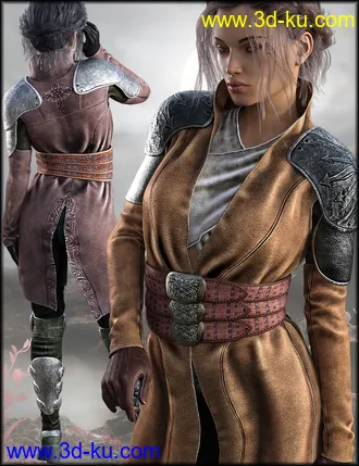 3D打印模型Ida Outfit Textures的图片