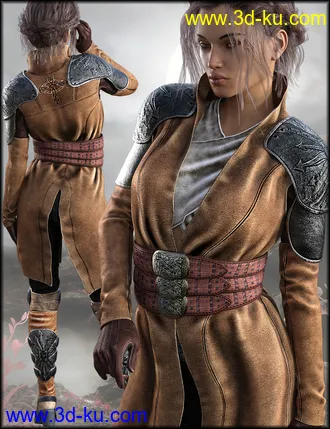 3D打印模型Ida Outfit Textures的图片