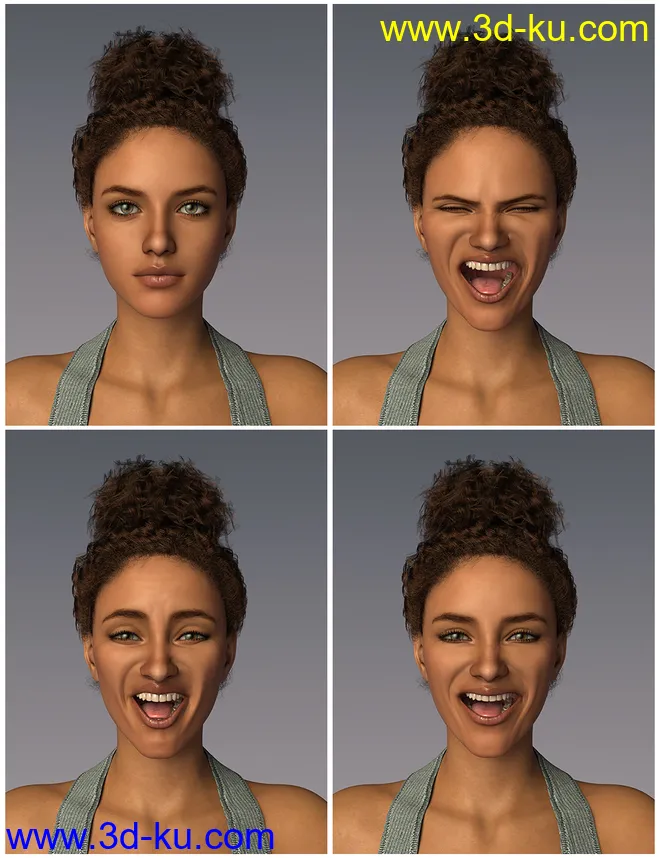 IGD Emotive Series - Laughing Poses for Genesis 8模型的图片9