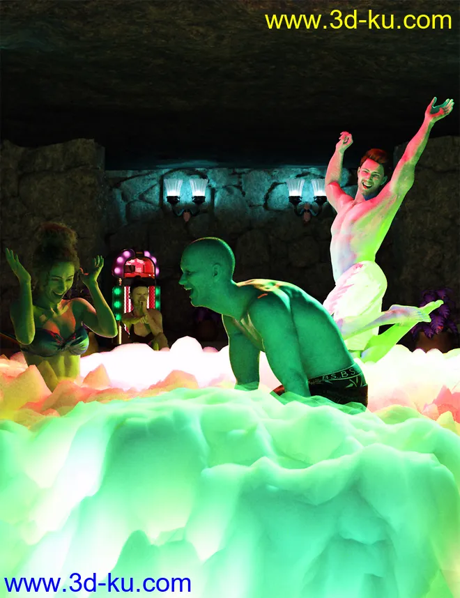 IGD Emotive Series - Laughing Poses for Genesis 8模型的图片11