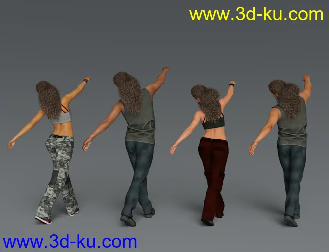 IGD Motion Series - Celebrate Poses for Genesis 3 and 8模型的图片8