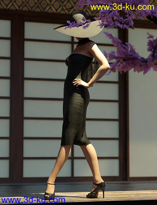 IGD Vintage Vogue Poses for Genesis 8 Female模型的图片9