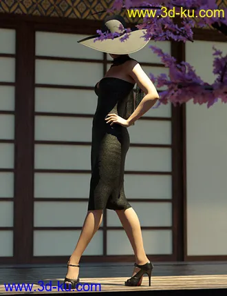 3D打印模型IGD Vintage Vogue Poses for Genesis 8 Female的图片