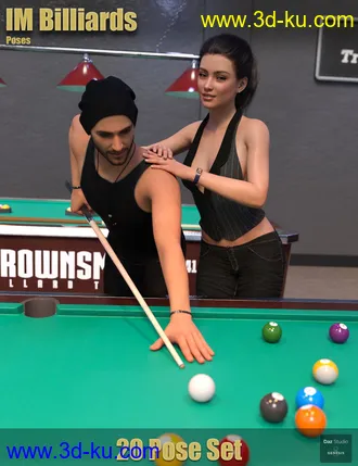 3D打印模型IM Billiards Poses的图片