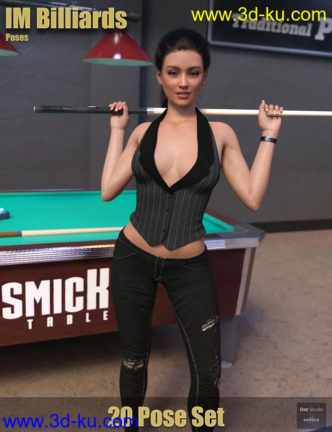 IM Billiards Poses模型的图片6