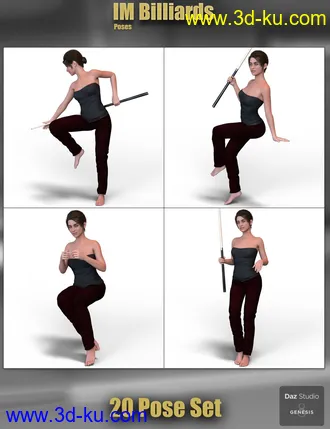 3D打印模型IM Billiards Poses的图片