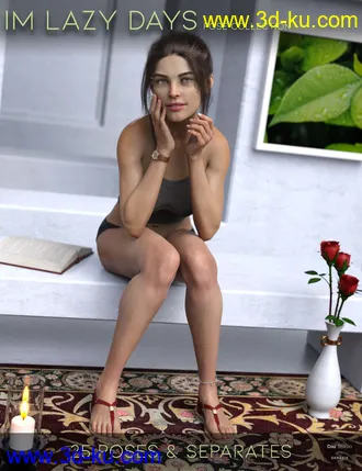 3D打印模型IM Lazy Days Pose Collection for Genesis 8 Female的图片