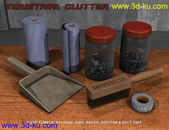 Industrial Clutter Bundle模型的图片3