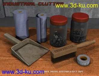 3D打印模型Industrial Clutter Bundle的图片