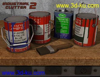 3D打印模型Industrial Clutter Bundle的图片