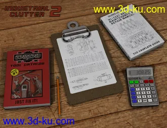3D打印模型Industrial Clutter Bundle的图片