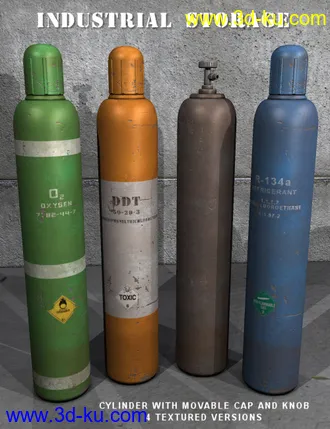 3D打印模型Industrial Clutter Bundle的图片