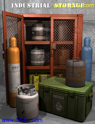 3D打印模型Industrial Clutter Bundle的图片