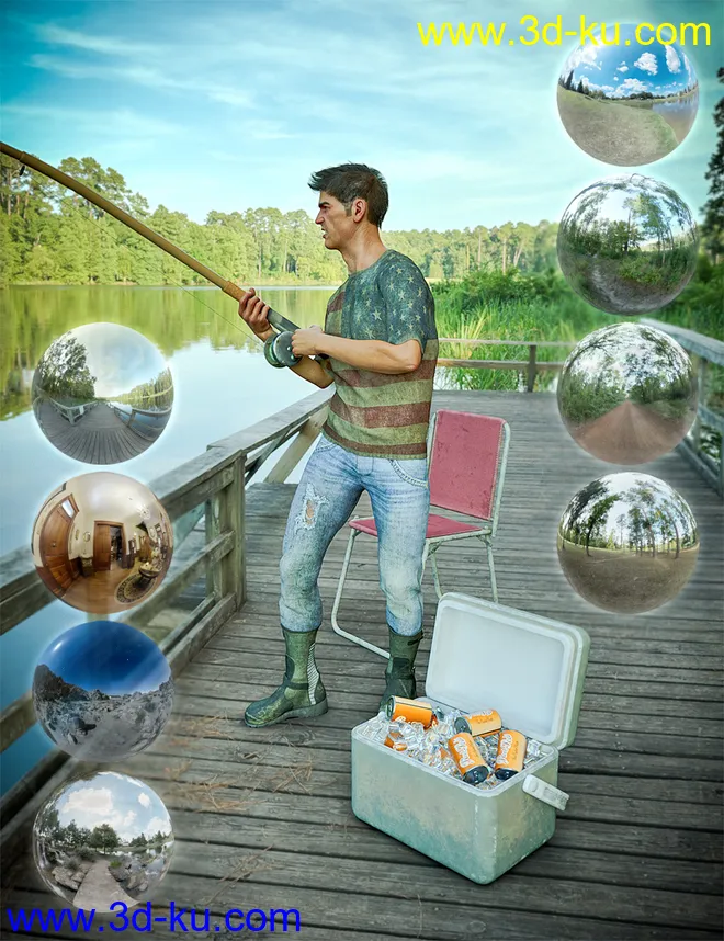 iRadiance - HDRI 8K Variety Pack Five for Iray模型的图片1