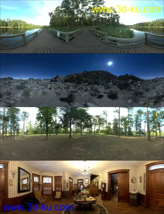 3D打印模型iRadiance - HDRI 8K Variety Pack Five for Iray的图片