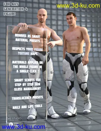 3D打印模型Iray Converter for Genesis and Generation 4 Bundle的图片