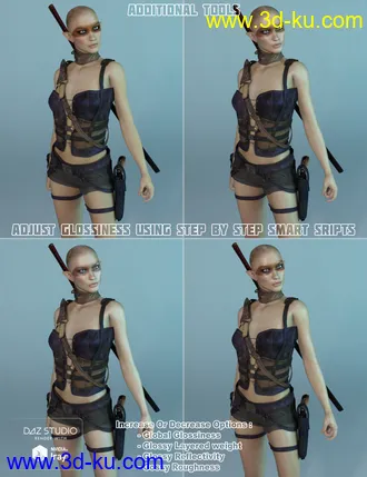 Iray Converter for Genesis and Generation 4 Bundle模型的图片8