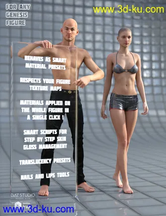 3D打印模型Iray Converter for Genesis and Generation 4 Bundle的图片