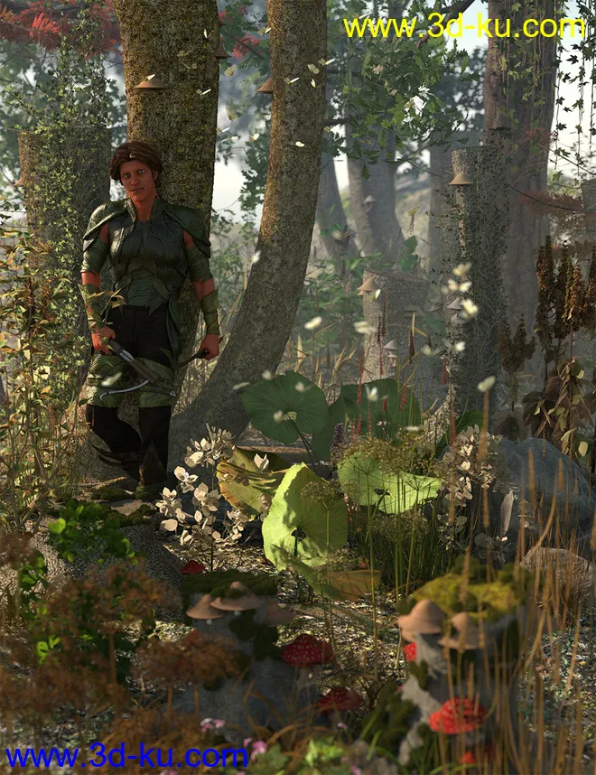 Iray Nature Shaders - Bark模型的图片2