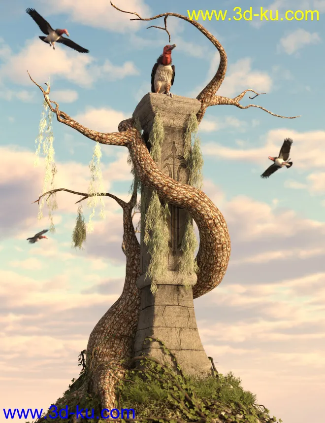 Iray Nature Shaders - Bark模型的图片5