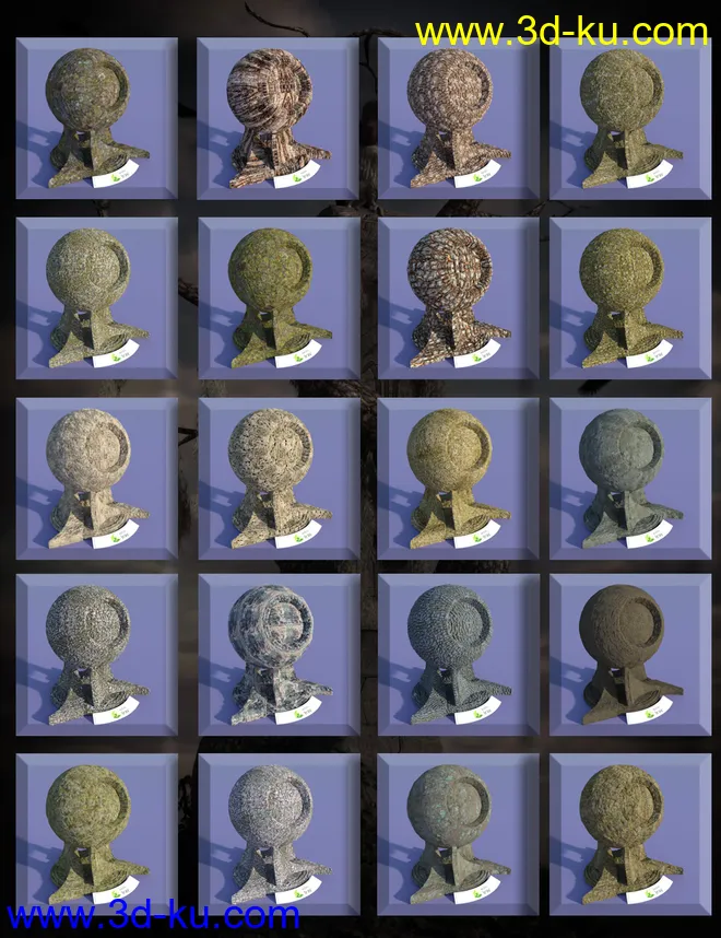 Iray Nature Shaders - Bark模型的图片6