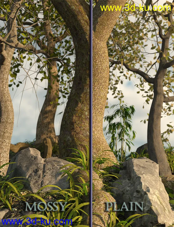 Iray Nature Shaders - Bark模型的图片8