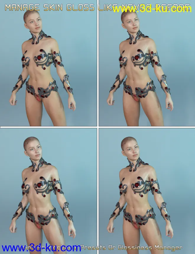 Iray Smart Converter and Advanced Skin Managers for Genesis 2模型的图片4