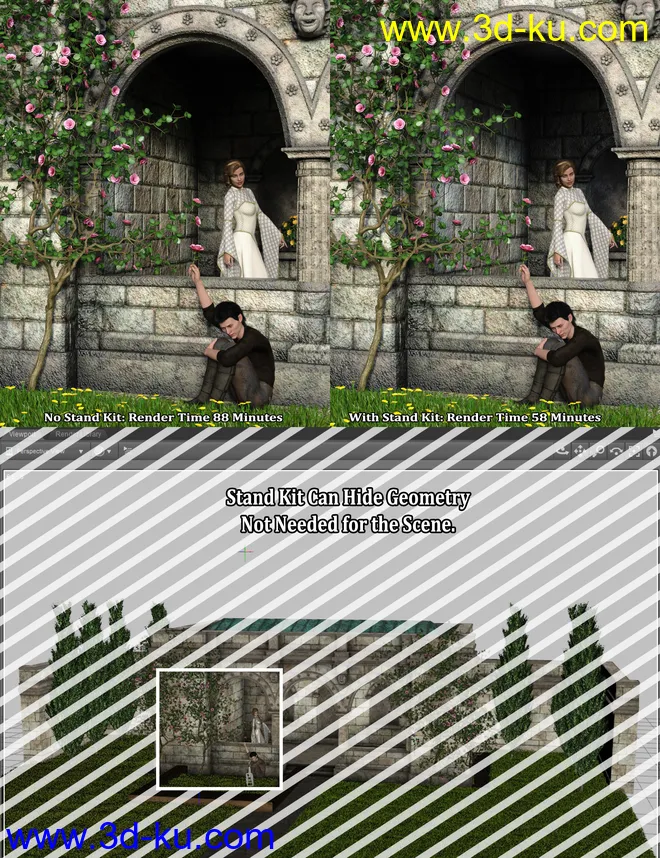 Iray Stand Kit模型的图片3