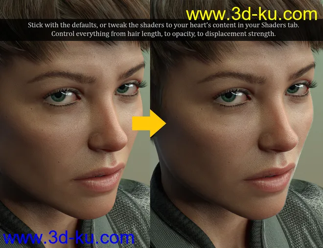 Iray Vellus Horizon Shader System for Genesis 8 Female模型的图片5